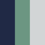 Navy Blue - Jungle Green - Stone Grey
